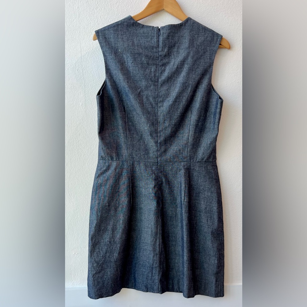KATE SPADE | Denim NWT Saturday Panel V-Neck Shift Dress | Size L - Picture 5 of 11